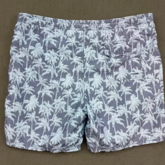 Vineyard Vines Swim Trunks Mens Large Palm Print Drawstring Lined Swim Shorts - Picture 4 of 4